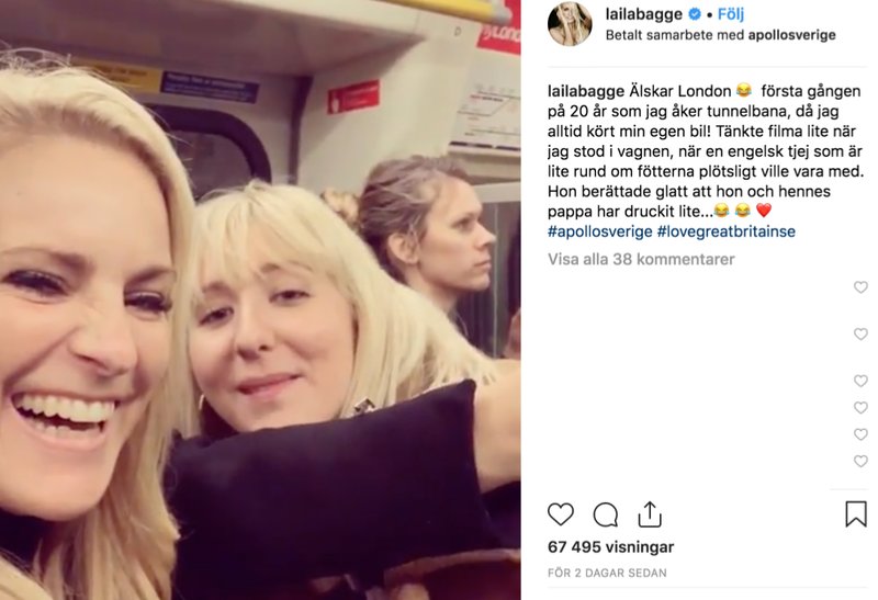 Instagram-inlägg av Laila Bagge Instagram-inlägg av Laila Bagge